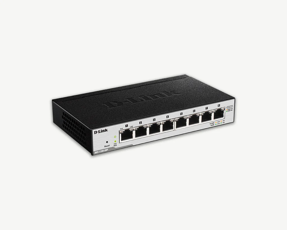PowerLink 8-Port PoE+ Switch
