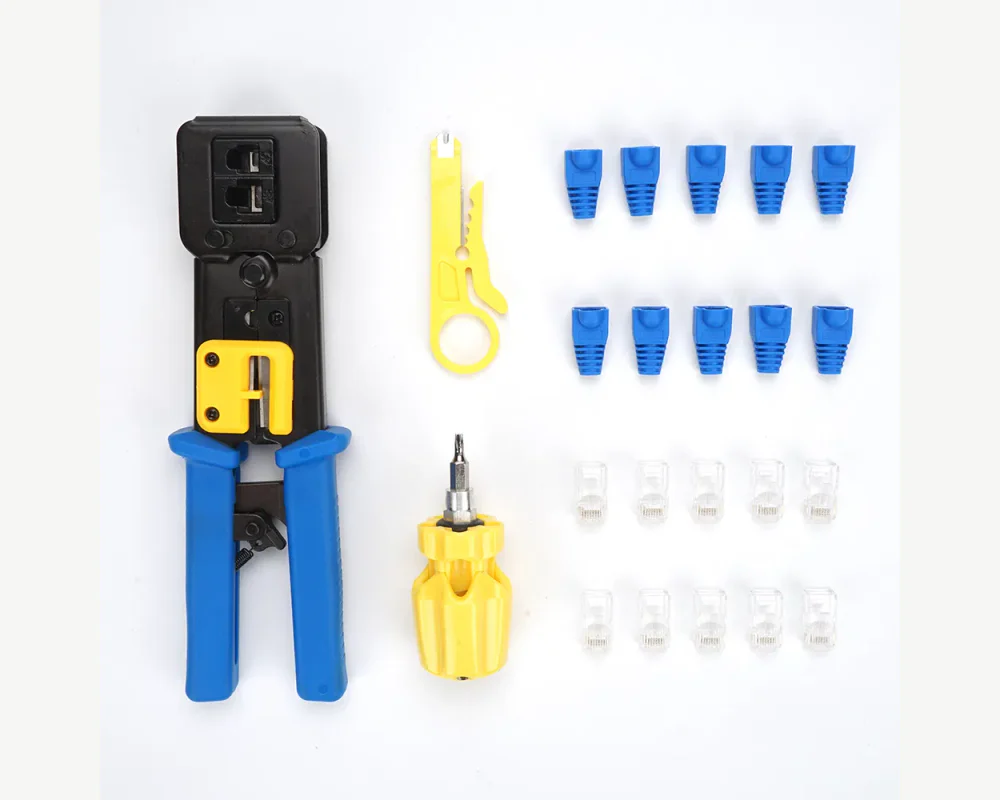 RJ45 Crimp & Test Tool Kit